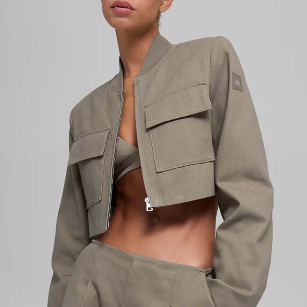 Alo Cropped Main Character Jacket